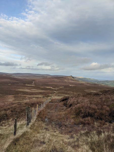 Such good views from the Northern slopes of County Antrim's highest peak Trostan