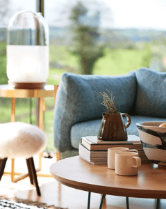 From the little things like the hand-made ceramic espresso mugs to bigger things like the handcrafted sofa or milk machine lamp, pretty much everything in the Copper Barn was hand-crafted on the island of Ireland. Stay in the Copper Barn on your guided hiking holiday with us and you will be surrounded by the best design Ireland has to offer